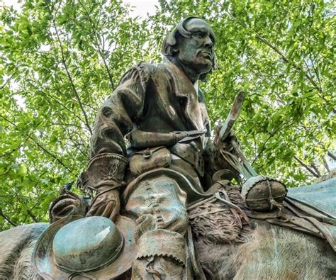 Sabotage damages monument to frontiersman ‘Kit’ Carson, who led campaigns against Native Americans